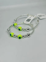Load image into Gallery viewer, Neon Glow Evil Eye Bangle
