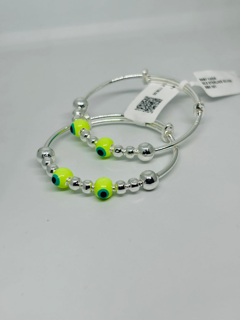 Neon Glow Evil Eye Bangle