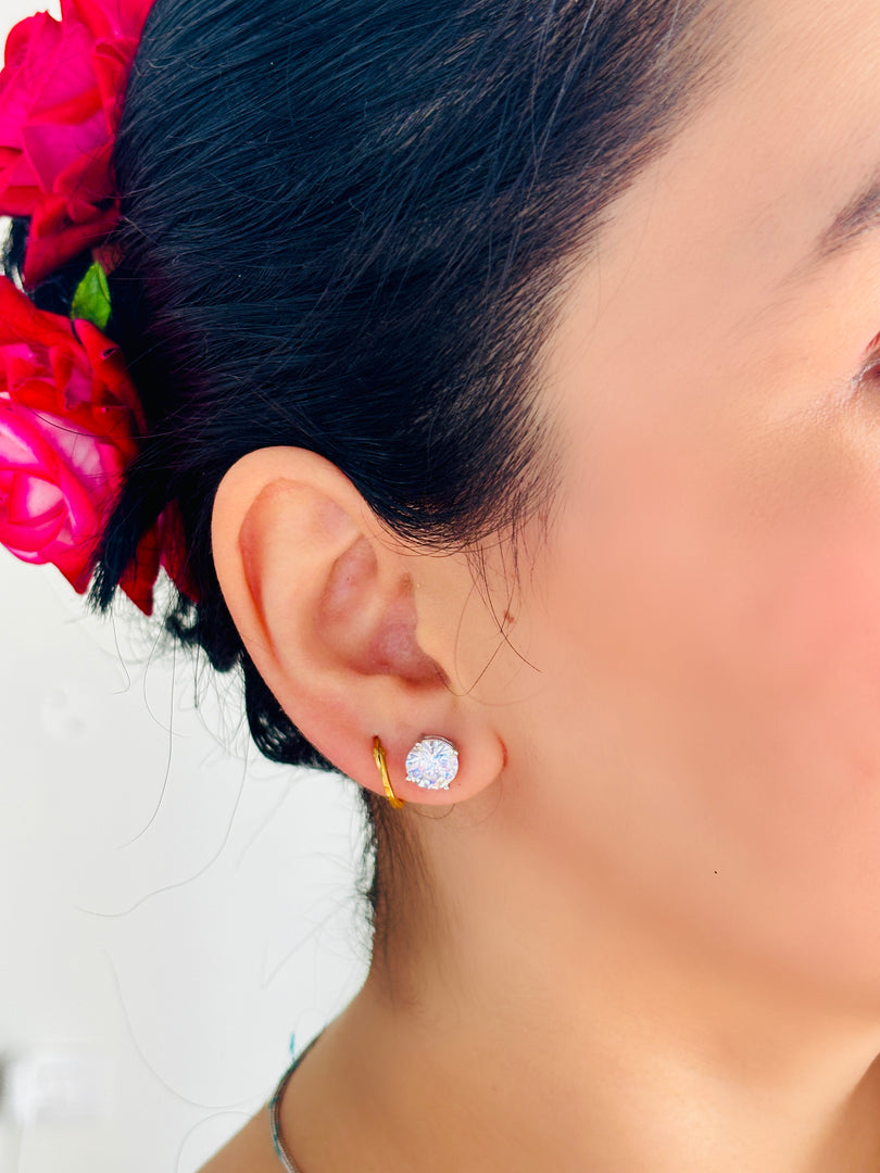 Princess stud Earrings